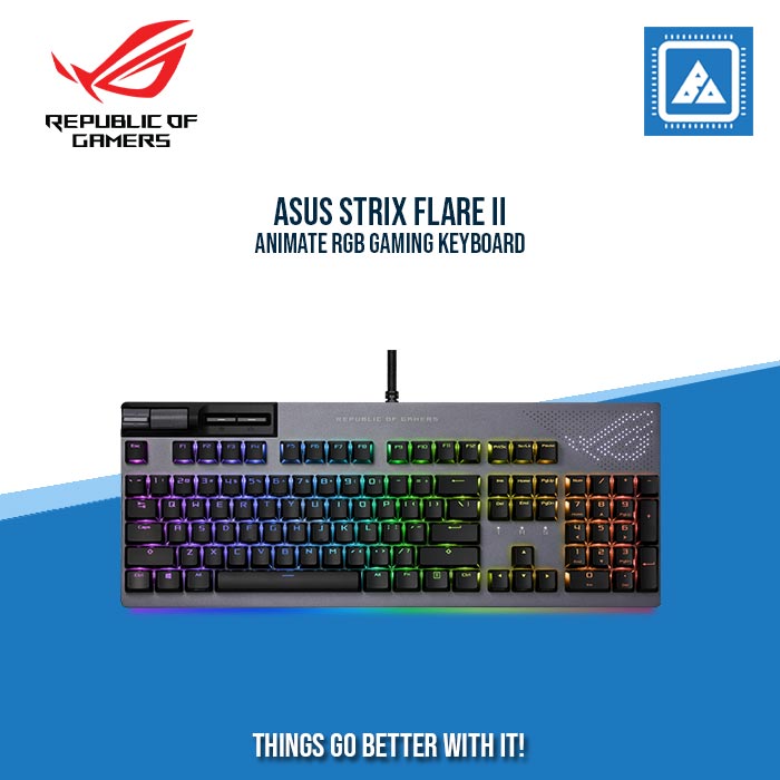 ASUS STRIX FLARE II ANIMATE RGB GAMING KEYBOARD ASUS STRIX FLARE II ANIMATE RGB GAMING KEYBOARD